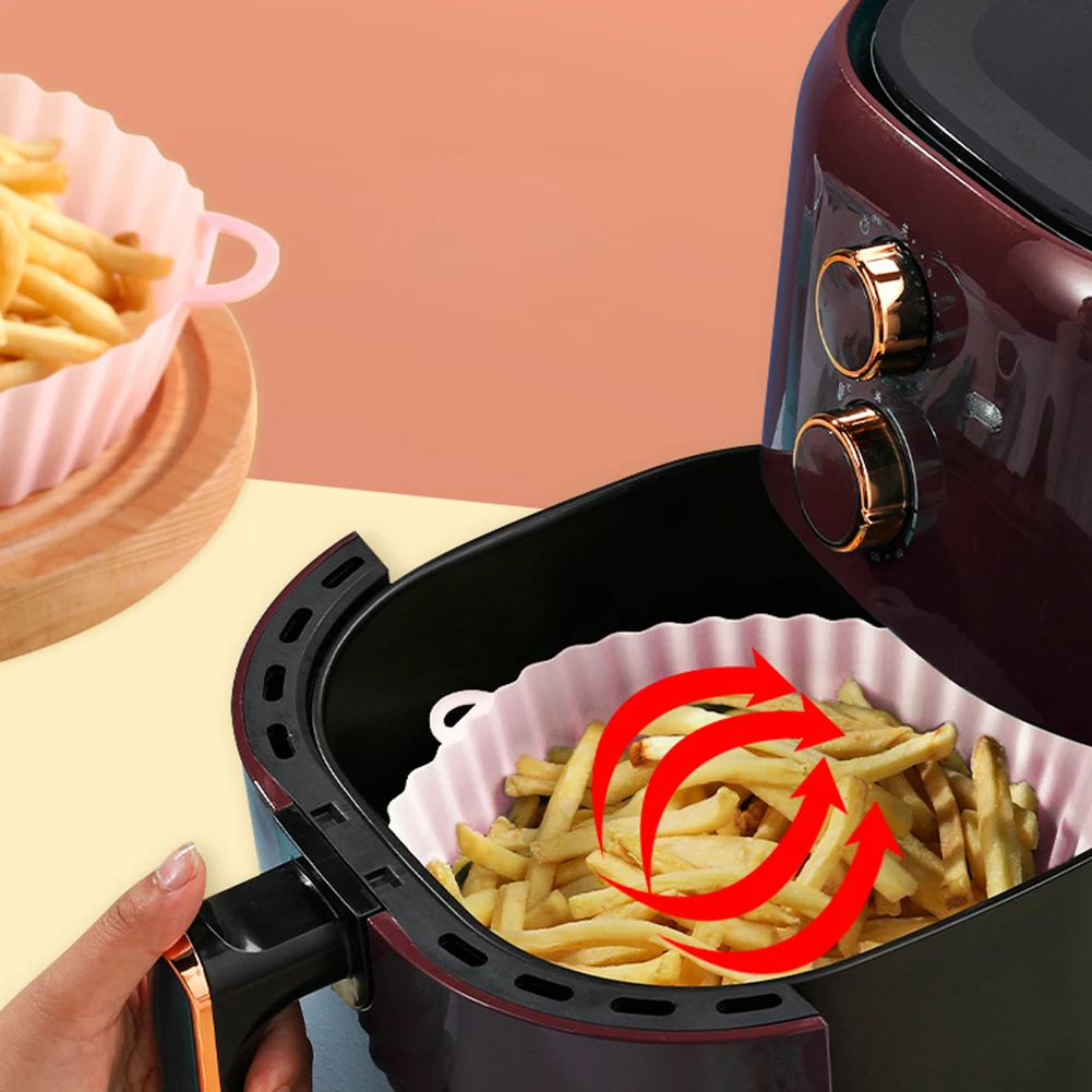 AirFryer Reusable Pot Silicone Easy To Clean Oven Baking Tray Round Liner Pizza Plate Grill Pan Mat Air Fryer Accessories
AirFryer Reusable Pot Silicone Easy To Clean Oven Baking Tray Round Liner Pizza Plate Grill Pan Mat Air Fryer Accessories