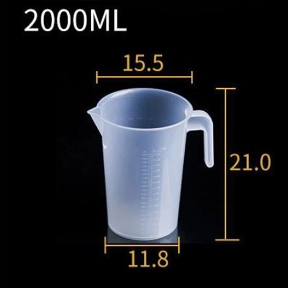 Kitchen Baking Measuring Cup 500/1000/2000/3500ML Laboratory Plastic Measuring Cup Scale Cup Graduated Volumetric Container Tool
Kitchen Baking Measuring Cup 500/1000/2000/3500ML Laboratory Plastic Measuring Cup Scale Cup Graduated Volumetric Container Tool
