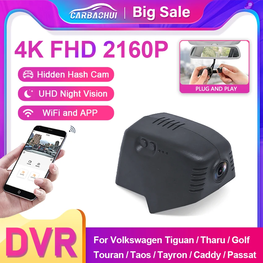 4K 2160P VW19-E DashCam For Volkswagen 86mm VW Tiguan 2 II mk2 2er Tayron Touran Tharu Taos Caddy Passat Golf Car Dvr Recorder
4K 2160P VW19-E DashCam For Volkswagen 86mm VW Tiguan 2 II mk2 2er Tayron Touran Tharu Taos Caddy Passat Golf Car Dvr Recorder