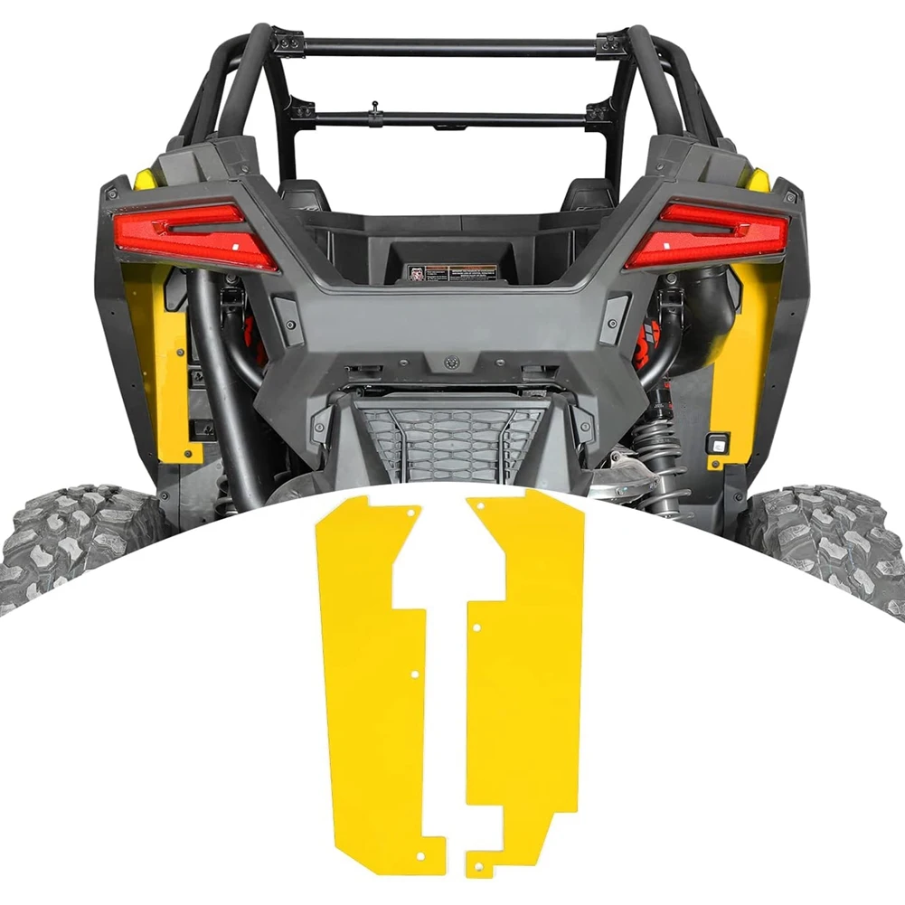 

Wheel Well Block Offs, RZR Inner Splash Fender Mud Guard Accessories for Polaris RZR PRO XP 2021 2022, Yellow