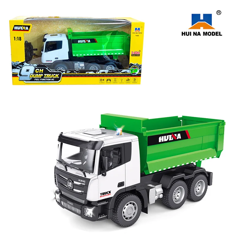 HUINA Nine-channel 1:18 1556 Loader Tractor RC Dump Truck Model Remote Control Alloy Engineering Vehicle BeachToys Boys Gifts
HUINA Nine-channel 1:18 1556 Loader Tractor RC Dump Truck Model Remote Control Alloy Engineering Vehicle BeachToys Boys Gifts