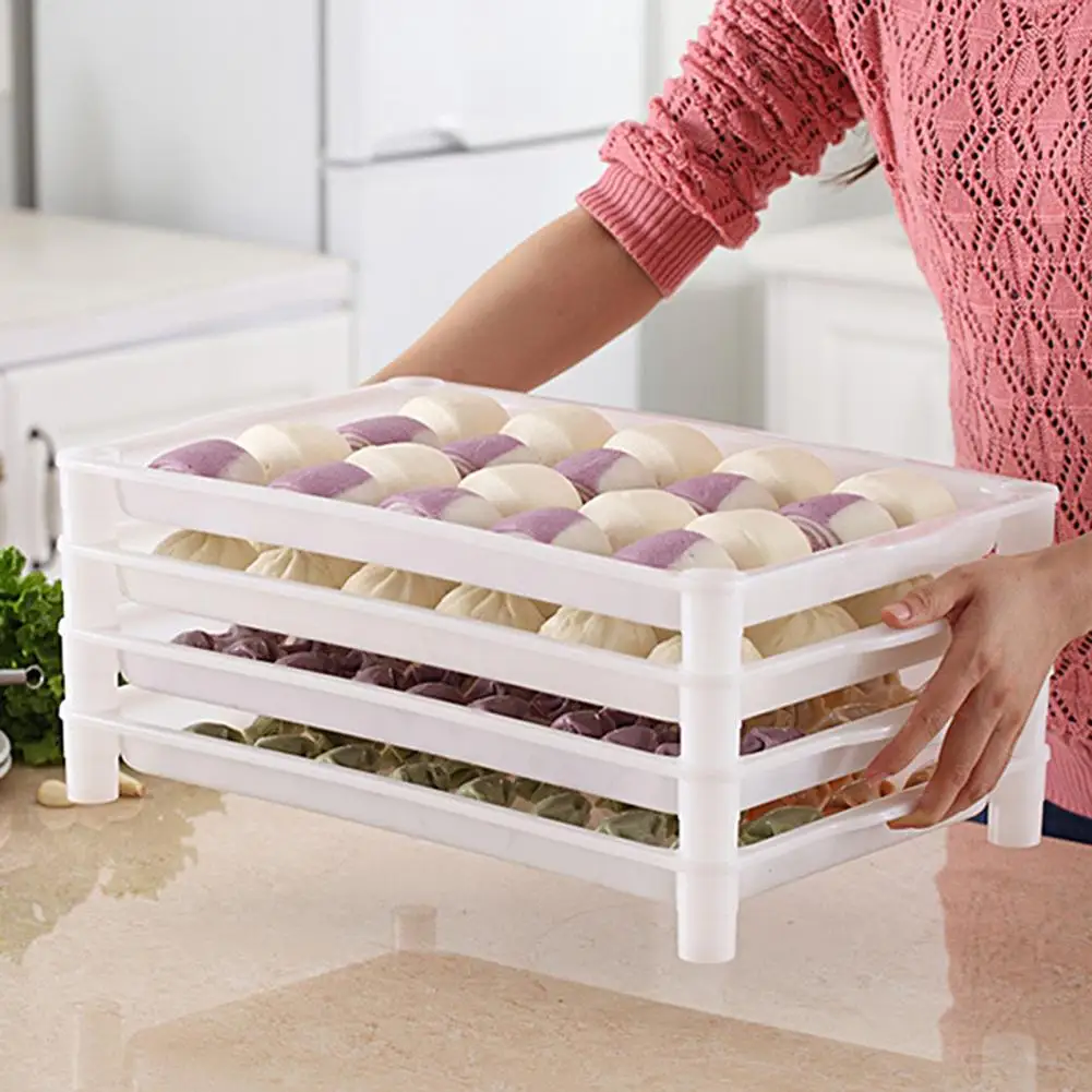 Portable Dumpling Tray High Capacity Food Dish Heat Resistant Thickened Dumpling Tray Dumpling Storage
Portable Dumpling Tray High Capacity Food Dish Heat Resistant Thickened Dumpling Tray Dumpling Storage
