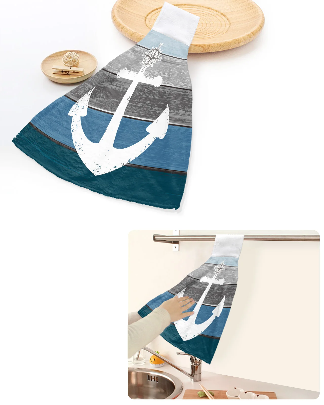 Vintage Farm Barn Wood Grain Anchor Blue Hand Towels Home Kitchen Bathroom Hanging Dishcloths Loops Absorbent Custom Wipe Towel
Vintage Farm Barn Wood Grain Anchor Blue Hand Towels Home Kitchen Bathroom Hanging Dishcloths Loops Absorbent Custom Wipe Towel