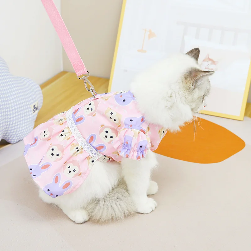 Pet Supplies Spring Summer Dog Clothes Monkey Rabbit Petal Skirt Pomeranian Princess Cotton Cat Dog Dress
Pet Supplies Spring Summer Dog Clothes Monkey Rabbit Petal Skirt Pomeranian Princess Cotton Cat Dog Dress