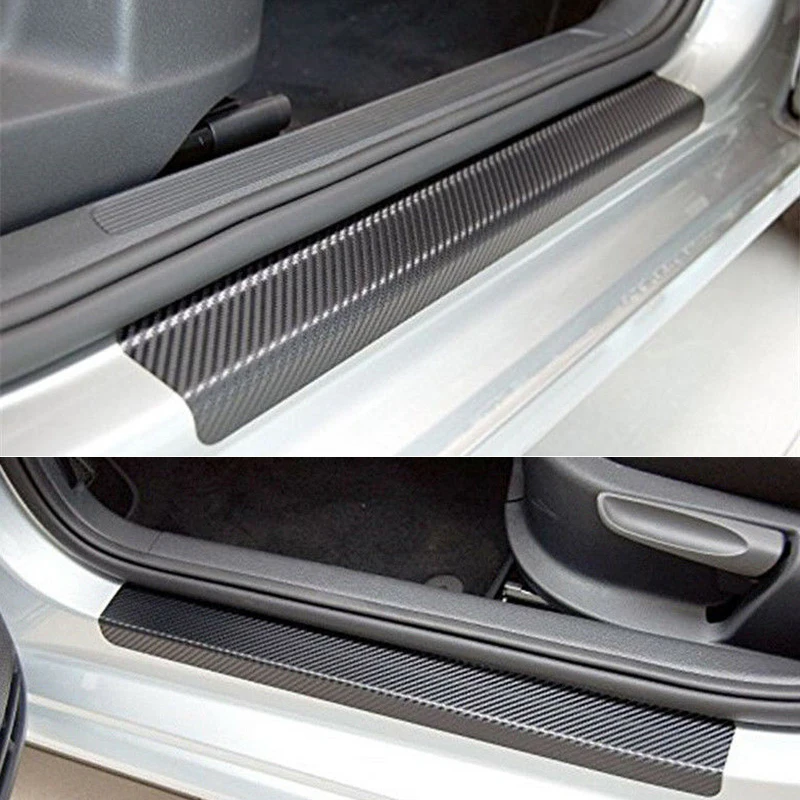 4Pcs Carbon Fiber Look Car Door Sill Scuff Threshold Cover Sticker Anti-Scratch Brand New Car Accessories
4Pcs Carbon Fiber Look Car Door Sill Scuff Threshold Cover Sticker Anti-Scratch Brand New Car Accessories