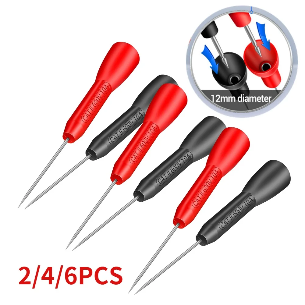 Insulation Piercing Needle Test Probes, Materials, Sturdy And Durable, Sharp Tips For Good Contact, Long Service Life 10A 600V
Insulation Piercing Needle Test Probes, Materials, Sturdy And Durable, Sharp Tips For Good Contact, Long Service Life 10A 600V