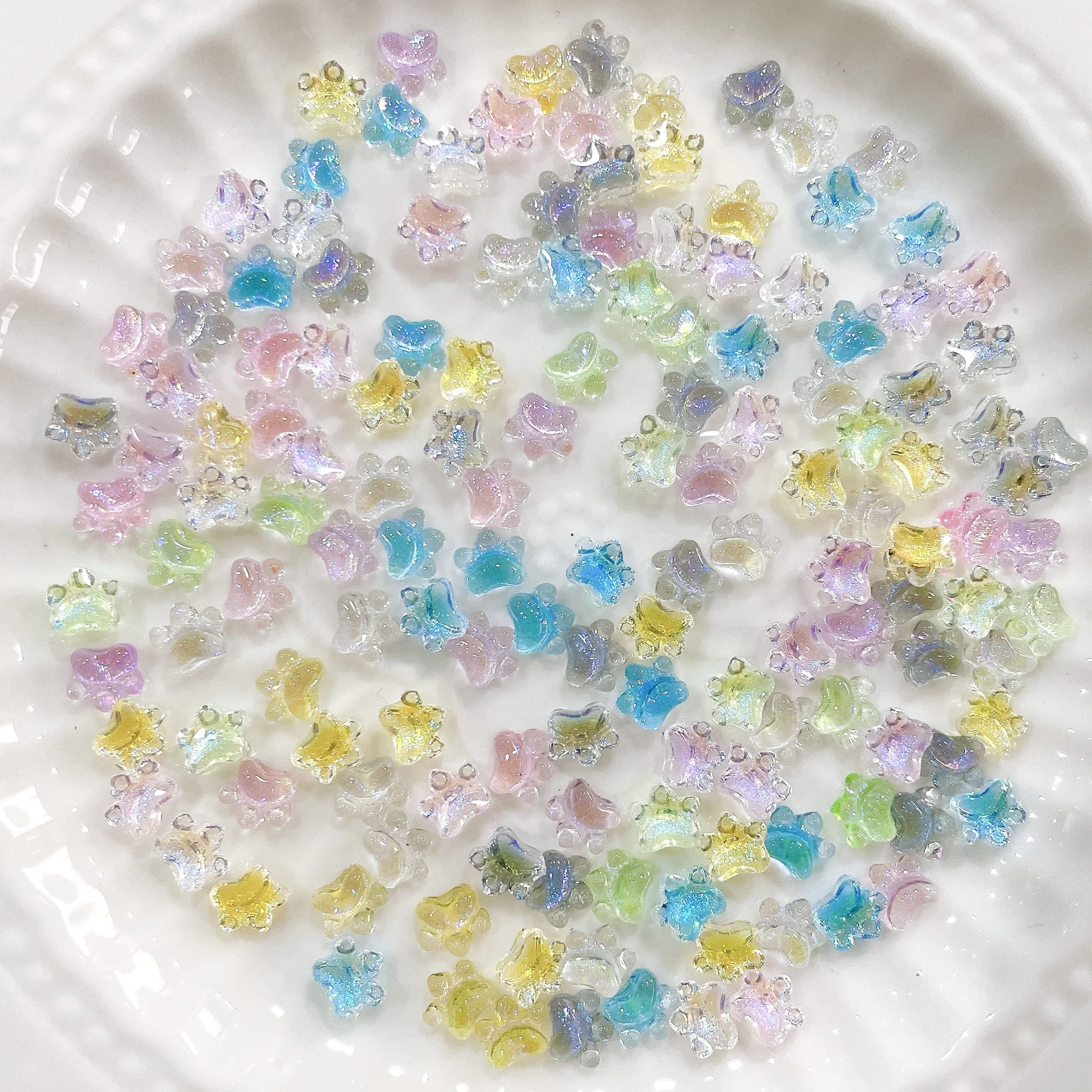 100pcs Aurora Cat Paw Nail Charms for Acrylic Nails Claw Resin Nail Art Accessories DIY Manicure Jewelry Beads Making Supplies
100pcs Aurora Cat Paw Nail Charms for Acrylic Nails Claw Resin Nail Art Accessories DIY Manicure Jewelry Beads Making Supplies