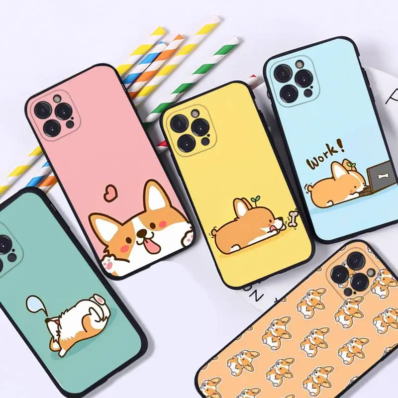Cartoon Corgi Dog Phone Case For iPhone 8 7 6 6S Plus X SE 2020 XR XS 14 11 12 13 Mini Pro Max Mobile Case 
Cartoon Corgi Dog Phone Case For iPhone 8 7 6 6S Plus X SE 2020 XR XS 14 11 12 13 Mini Pro Max Mobile Case
