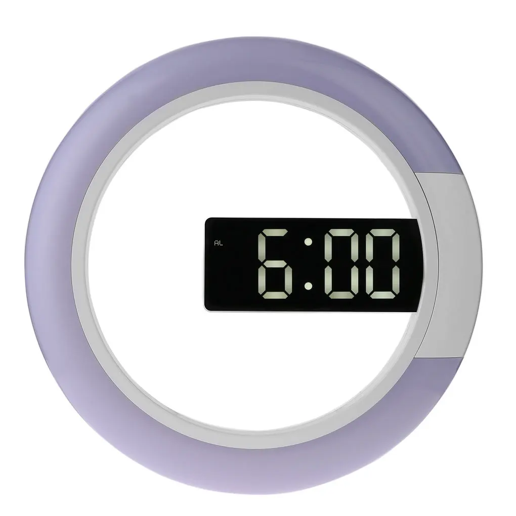

Цифровой будильник, настенный термометр, ночник, настольные часы, красочные фоточасы с регулируемой яркостью, украшения для гостиной