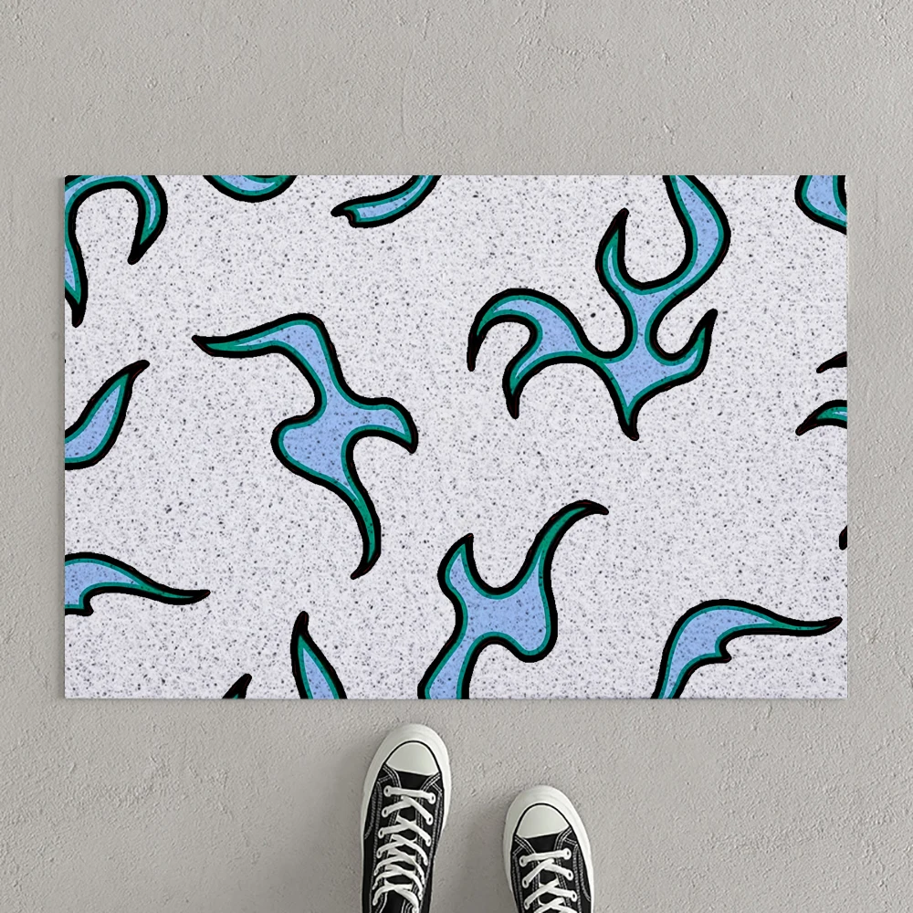 Modern Cartoon Fire Doormat Doorway Porch Wire Ring Doormat Household Carpet Entrance Mat Floor Mat Kitchen Rug Home Textile
Modern Cartoon Fire Doormat Doorway Porch Wire Ring Doormat Household Carpet Entrance Mat Floor Mat Kitchen Rug Home Textile