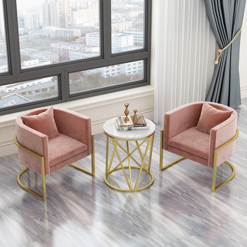 Nordic Single Sofa Beauty Salon Reception Lounge Area Simple Modern Balcony Leisure Sofa Combination Throne Chair
Nordic Single Sofa Beauty Salon Reception Lounge Area Simple Modern Balcony Leisure Sofa Combination Throne Chair