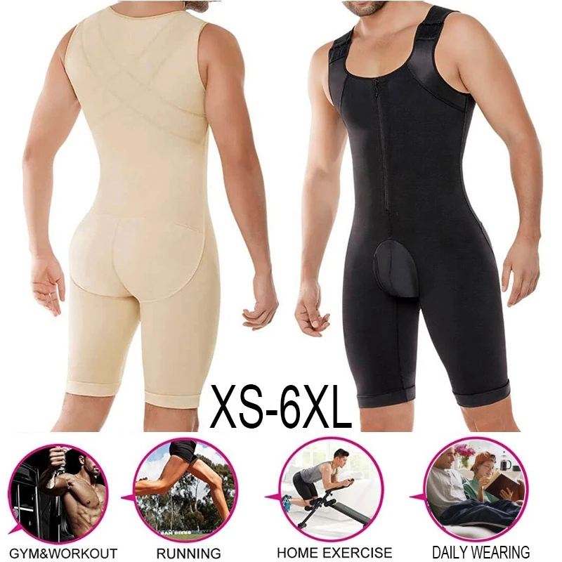 Bodysuit Full Trimmer Shaper For Girdle Compression Tummy Slimming Shapewear Shirt Garments Seamless Body Waist Fajas Men Shaper 
Bodysuit Full Trimmer Shaper For Girdle Compression Tummy Slimming Shapewear Shirt Garments Seamless Body Waist Fajas Men Shaper