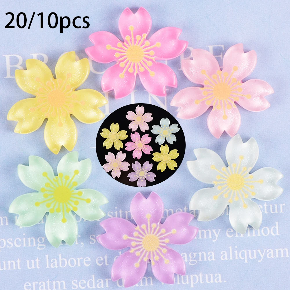 20/10Pcs Beautiful DIY Flower Cherry Blossoms Resin Flatback Embellishment Accessories Scrapbooking Crafts Phone Decoration 26mm
20/10Pcs Beautiful DIY Flower Cherry Blossoms Resin Flatback Embellishment Accessories Scrapbooking Crafts Phone Decoration 26mm