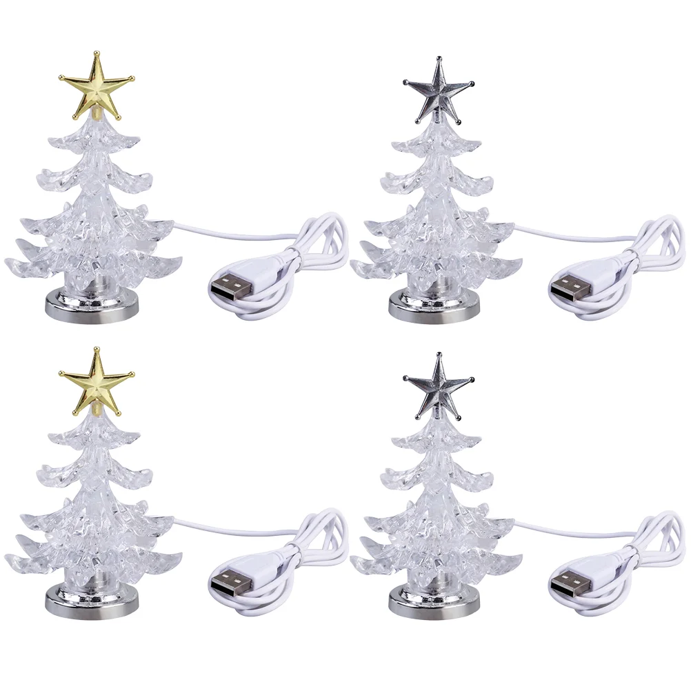 Tree Christmas Light Mini Lamp Night Acrylicdesk Usb Decorations Illuminate Artificial Table Led Glitterdecoration Desktop
Tree Christmas Light Mini Lamp Night Acrylicdesk Usb Decorations Illuminate Artificial Table Led Glitterdecoration Desktop