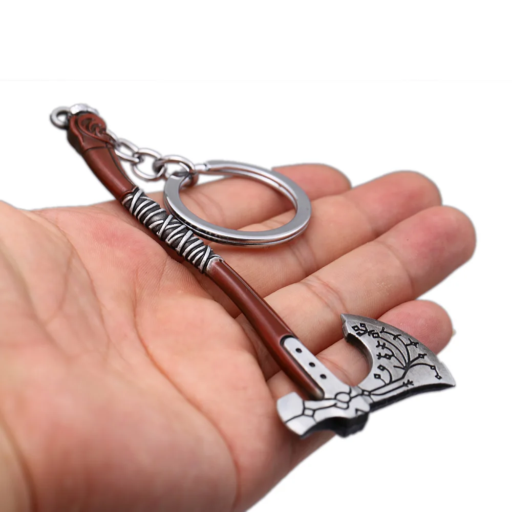 God of War Keychain 11cm Leviathan Axe Ice Kratos Metal Pendant Key Ring Chaveiro Key Chain Llaveros Game Jewelry Accessories
God of War Keychain 11cm Leviathan Axe Ice Kratos Metal Pendant Key Ring Chaveiro Key Chain Llaveros Game Jewelry Accessories