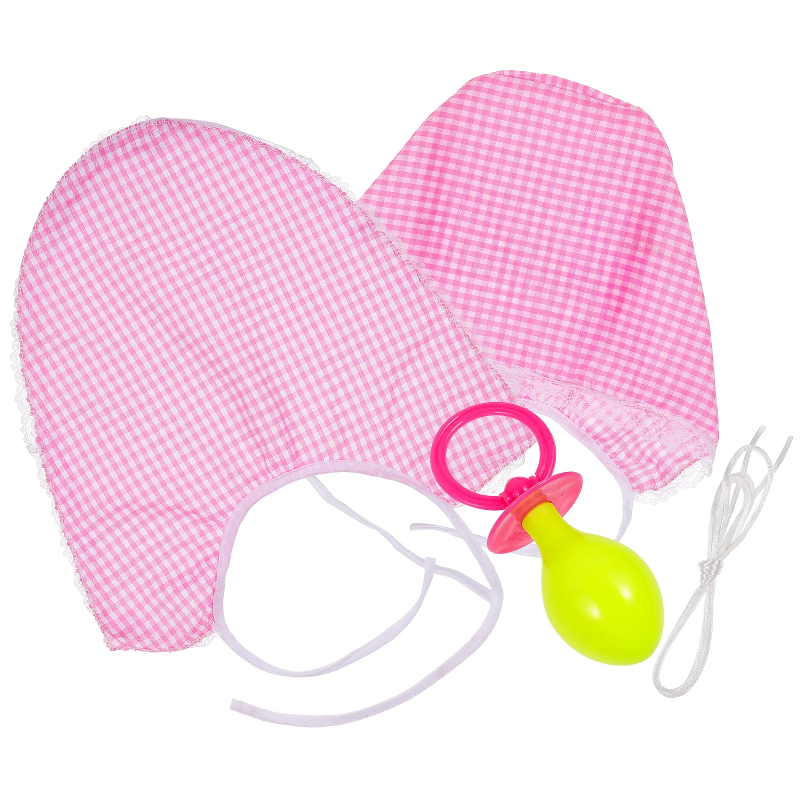 3 Pcs Baby Pacifier Bib Hat Set Adult Dress Adults Baby Set Babies Fancy Dress Costumes Outfits
3 Pcs Baby Pacifier Bib Hat Set Adult Dress Adults Baby Set Babies Fancy Dress Costumes Outfits