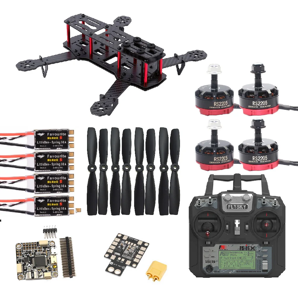 Новый Квадрокоптер из углеродного волокна QAV250 250 мм RS2205 2300kv Motor 30A ESC F3 & CC3D Flight Controller Acro Flysky FS-i6X Kit
Новый Квадрокоптер из углеродного волокна QAV250 250 мм RS2205 2300kv Motor 30A ESC F3 & CC3D Flight Controller Acro Flysky FS-i6X Kit