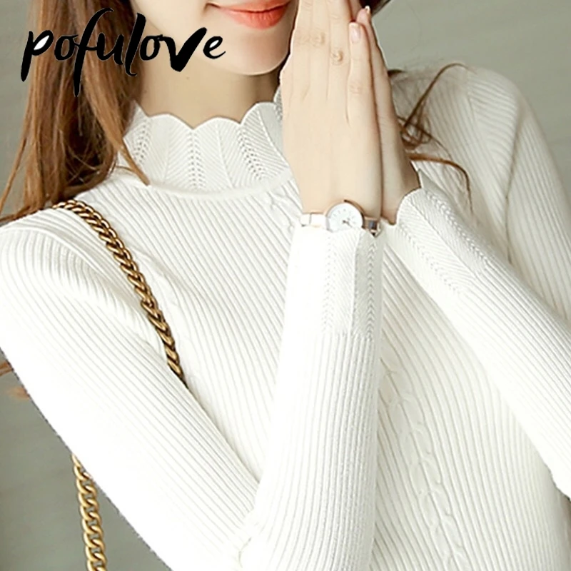 Sweater Women's Half Turtleneck Korean Knitwear Autumn and Winter White 2022 New Fashion Pullover Solid Color Top Sweater
Sweater Women's Half Turtleneck Korean Knitwear Autumn and Winter White 2022 New Fashion Pullover Solid Color Top Sweater