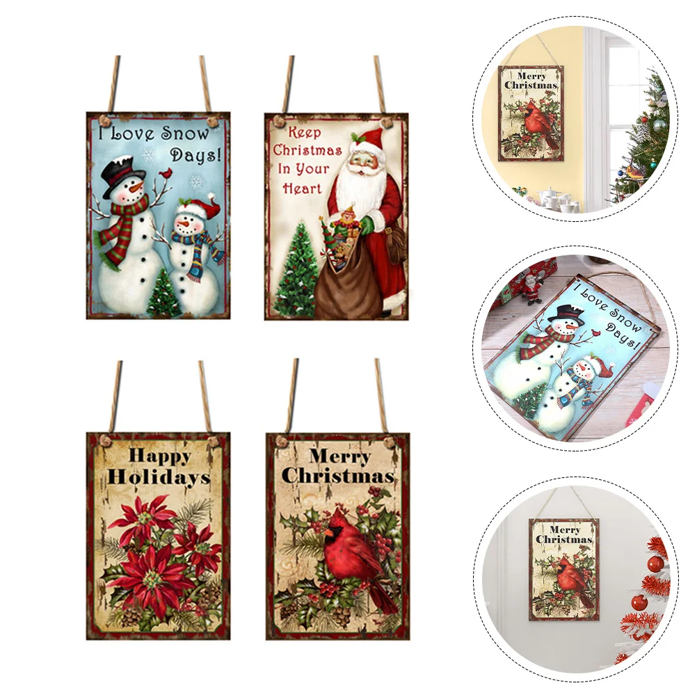 4pcs Merry Christmas Wreath Christmas Hanging Sign Rustic Wooden Holiday Decor for Christmas Home Window Wall Farmhouse Indoor
4pcs Merry Christmas Wreath Christmas Hanging Sign Rustic Wooden Holiday Decor for Christmas Home Window Wall Farmhouse Indoor