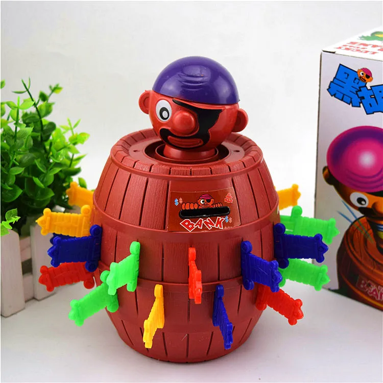 2022 Hot Sale Funny Novelty Kids Children Lucky Game Gadget Jokes Tricky Pirate Barrel Game Pirate Bucket Kiddie Toy
2022 Hot Sale Funny Novelty Kids Children Lucky Game Gadget Jokes Tricky Pirate Barrel Game Pirate Bucket Kiddie Toy