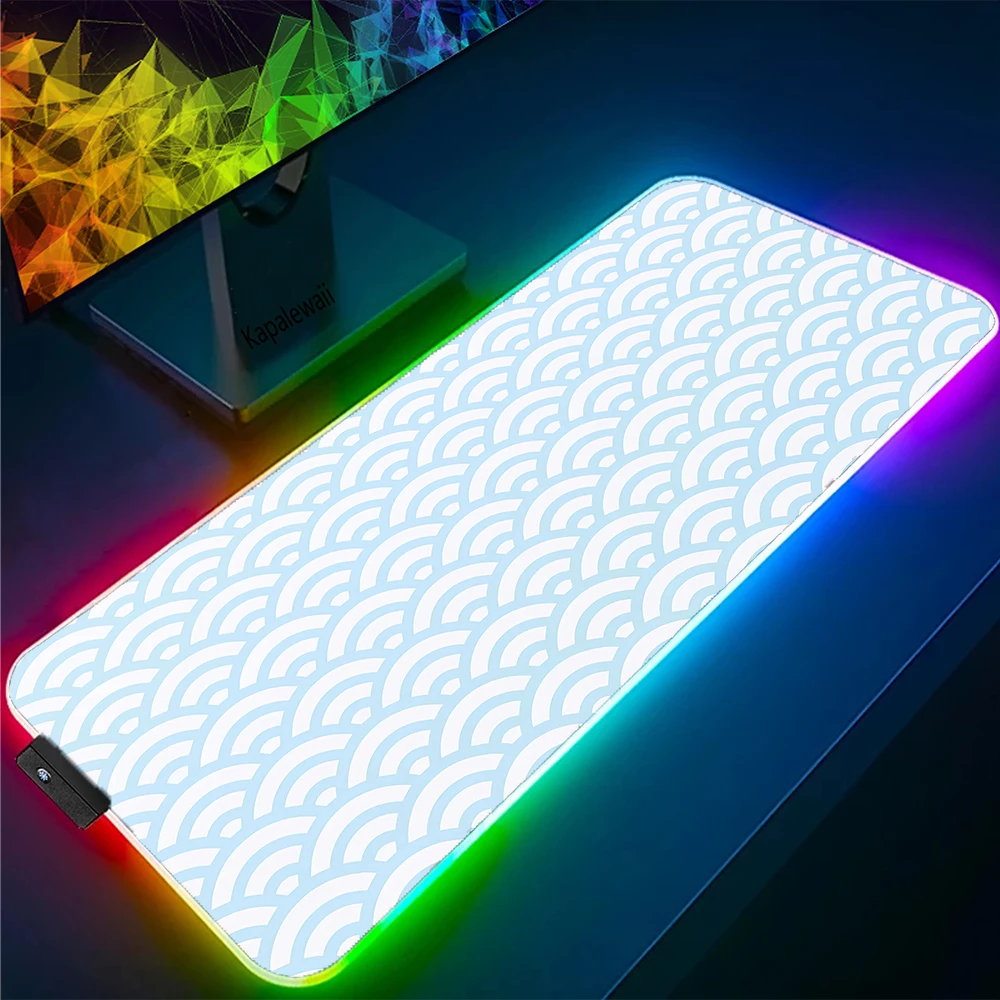 RGB Black and White Mousepad Game Pads XXXL Light Gaming Mouse Pad Gamer Rubber Desk Mat Speed Mouse Mats 50x100cm With Backlit
RGB Black and White Mousepad Game Pads XXXL Light Gaming Mouse Pad Gamer Rubber Desk Mat Speed Mouse Mats 50x100cm With Backlit