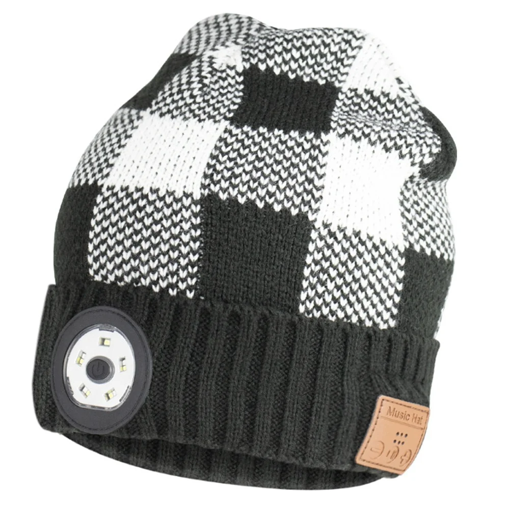 Beanie Bluetooth Hat with LED Light Wireless Musical Knitted Cap with Headphone Stereo Speakers & Mic for Running,C
Beanie Bluetooth Hat with LED Light Wireless Musical Knitted Cap with Headphone Stereo Speakers & Mic for Running,C