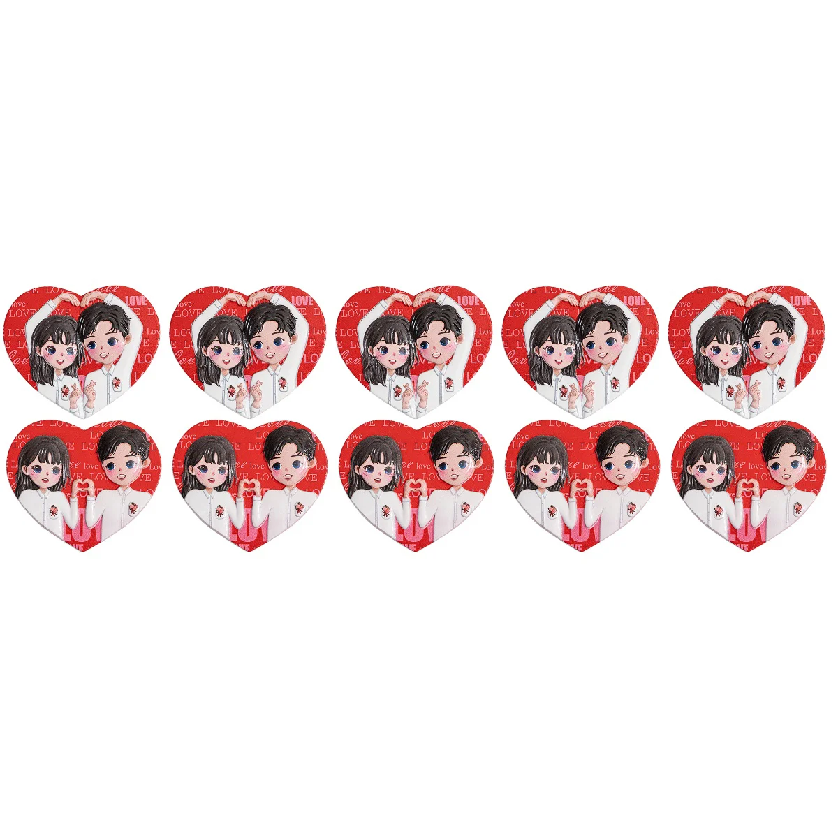 10 pcs Heart Shape Fridge Magnets Decorative Fridge Magnets Heart Refrigerator Magnet
10 pcs Heart Shape Fridge Magnets Decorative Fridge Magnets Heart Refrigerator Magnet