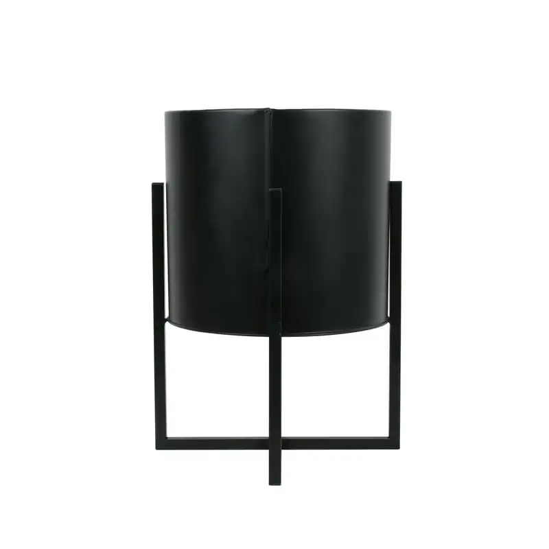 in Black Metal Planter with Stand 
in Black Metal Planter with Stand