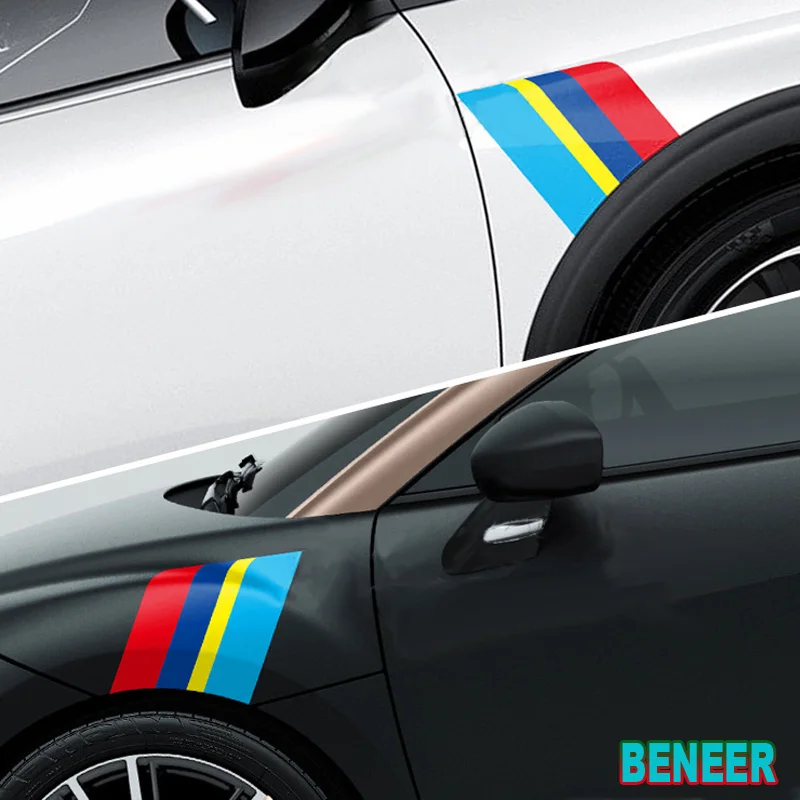 

2Pcs Reflective Car Body Sticker For Peugeot 106 107 108 205 206 207 208 306 307 308 407 508 2008 3008 Auto Accessories