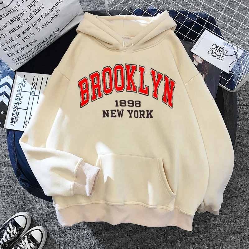 

Худи с надписью Нью-Йорк, Бостон, Бруклин, модное мужское пальто, толстовки большого размера, свитшот, Женская Мужская толстовка, одежда унисекс
