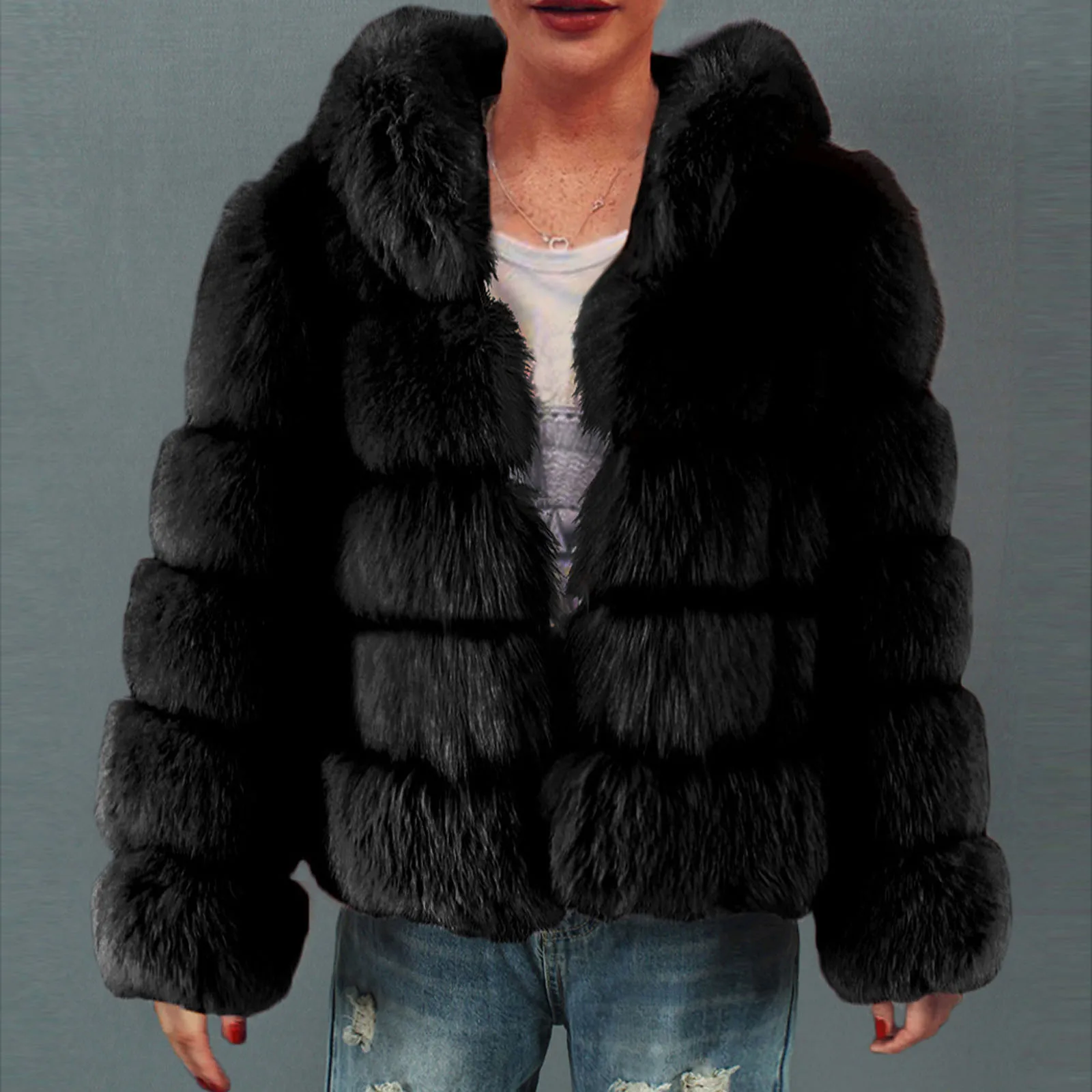 Holiday Stole Womens Winter Coat Jacket Jackets Long Sleeve Casual Hooded Warm Faux h Coats Womens Full Zip Fleece Hoodie
Holiday Stole Womens Winter Coat Jacket Jackets Long Sleeve Casual Hooded Warm Faux h Coats Womens Full Zip Fleece Hoodie