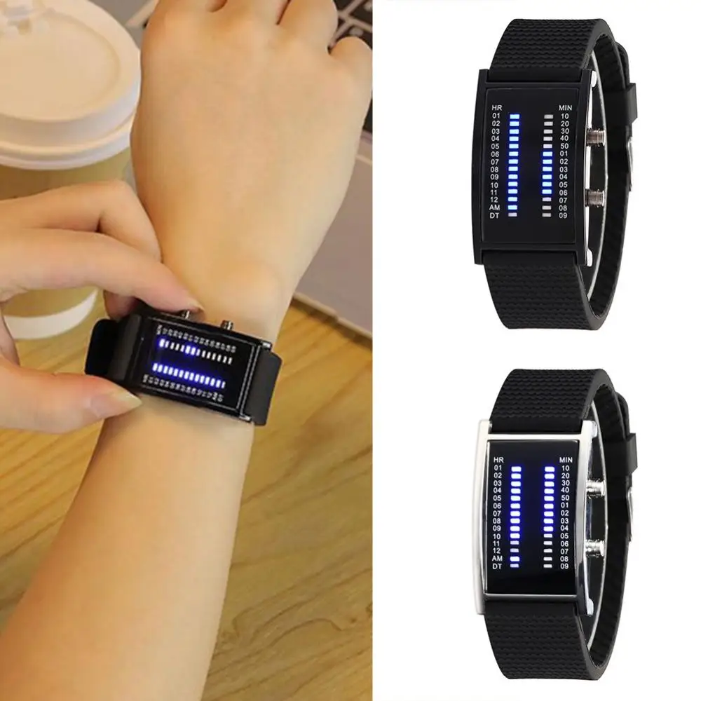 Fashion Unisex Watch Luminous Month Display Calendar World Time Rectangle Wrist Watch
Fashion Unisex Watch Luminous Month Display Calendar World Time Rectangle Wrist Watch