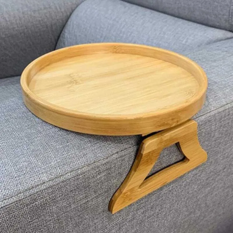 Natural Wood Sofa TV Snack Tray Portable Round Sofa Armrest Tray Table Armrest Clip-On Tray for Remote Control Coffee Snacks
Natural Wood Sofa TV Snack Tray Portable Round Sofa Armrest Tray Table Armrest Clip-On Tray for Remote Control Coffee Snacks