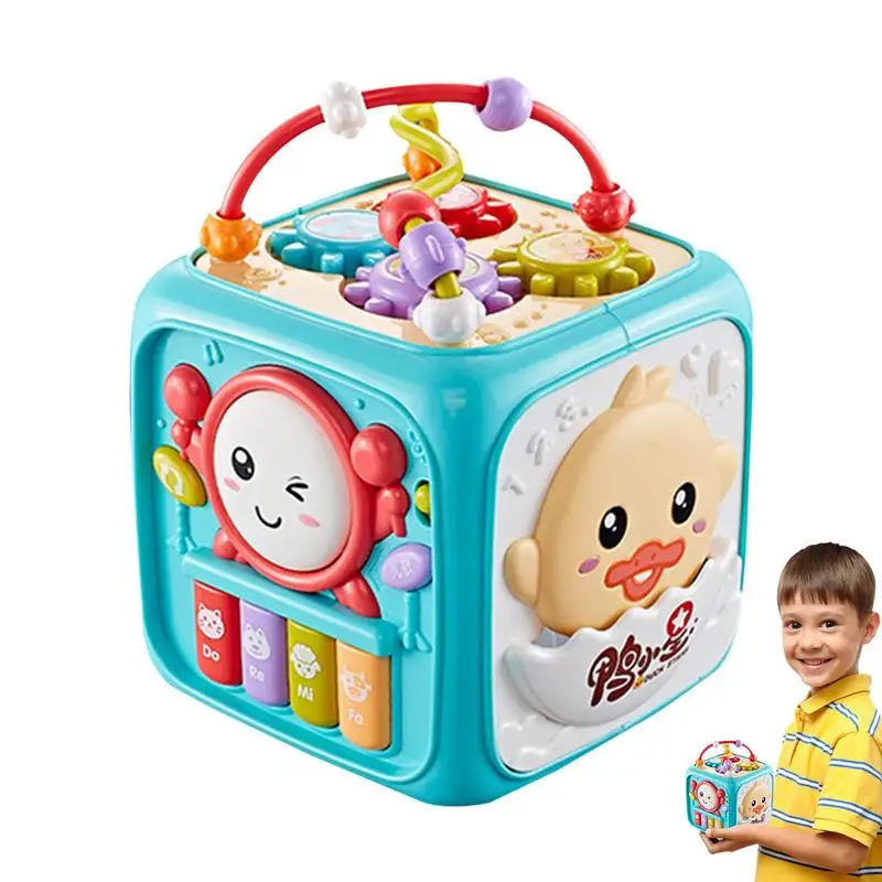 Activity Cube For Baby Sensory Toys For 1-year-old Developmental Toddler Educational Learning Girl Toys Bead Maze First Birthday
Activity Cube For Baby Sensory Toys For 1-year-old Developmental Toddler Educational Learning Girl Toys Bead Maze First Birthday