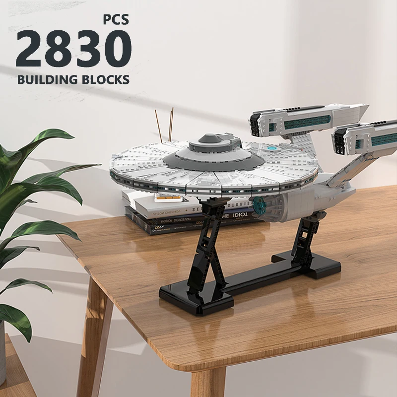 

Moc Space Movie Treks Spaceship U.S.S Enterprise NCC-1701-A Heavy Cruiser 2830pcs Model Building Blocks Toy for Children