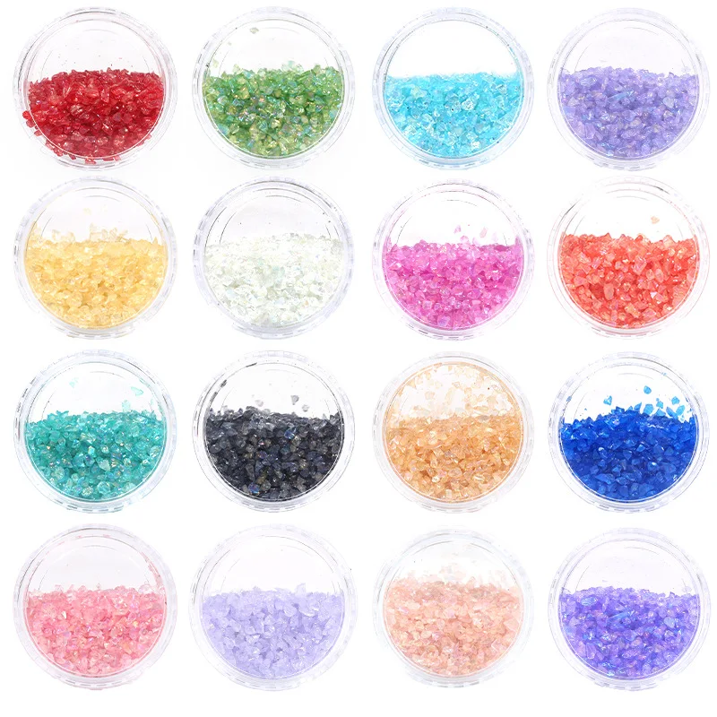 10/20g Glass Crushed Stone Irregularity Crystal Gravel Filling For DIY Epoxy Resin Mold Filler Crafts Decorative Nail Art Filler 
10/20g Glass Crushed Stone Irregularity Crystal Gravel Filling For DIY Epoxy Resin Mold Filler Crafts Decorative Nail Art Filler