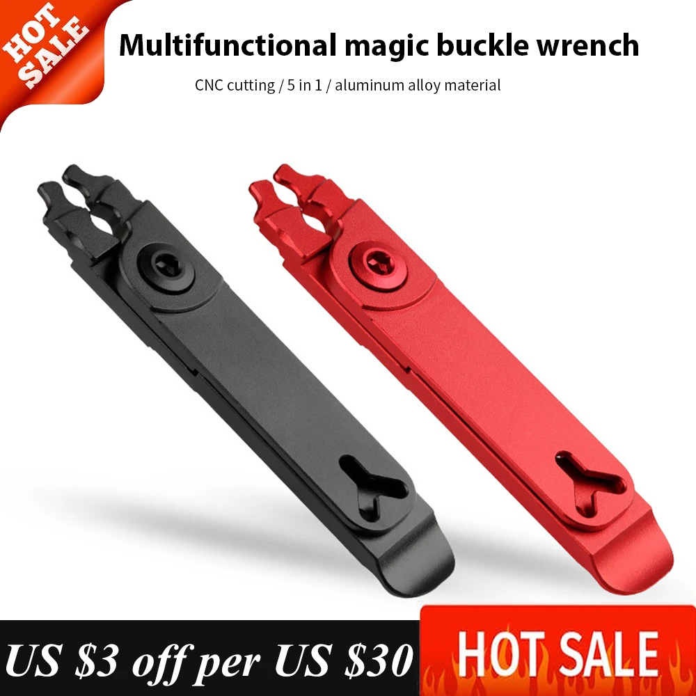 Multitool Bicycle Magic Buckle Wrench Repair Tool MTB Bike Chain Buckle Removal Pliers Tire Lever Method Mouth Valve Accessories
Multitool Bicycle Magic Buckle Wrench Repair Tool MTB Bike Chain Buckle Removal Pliers Tire Lever Method Mouth Valve Accessories
