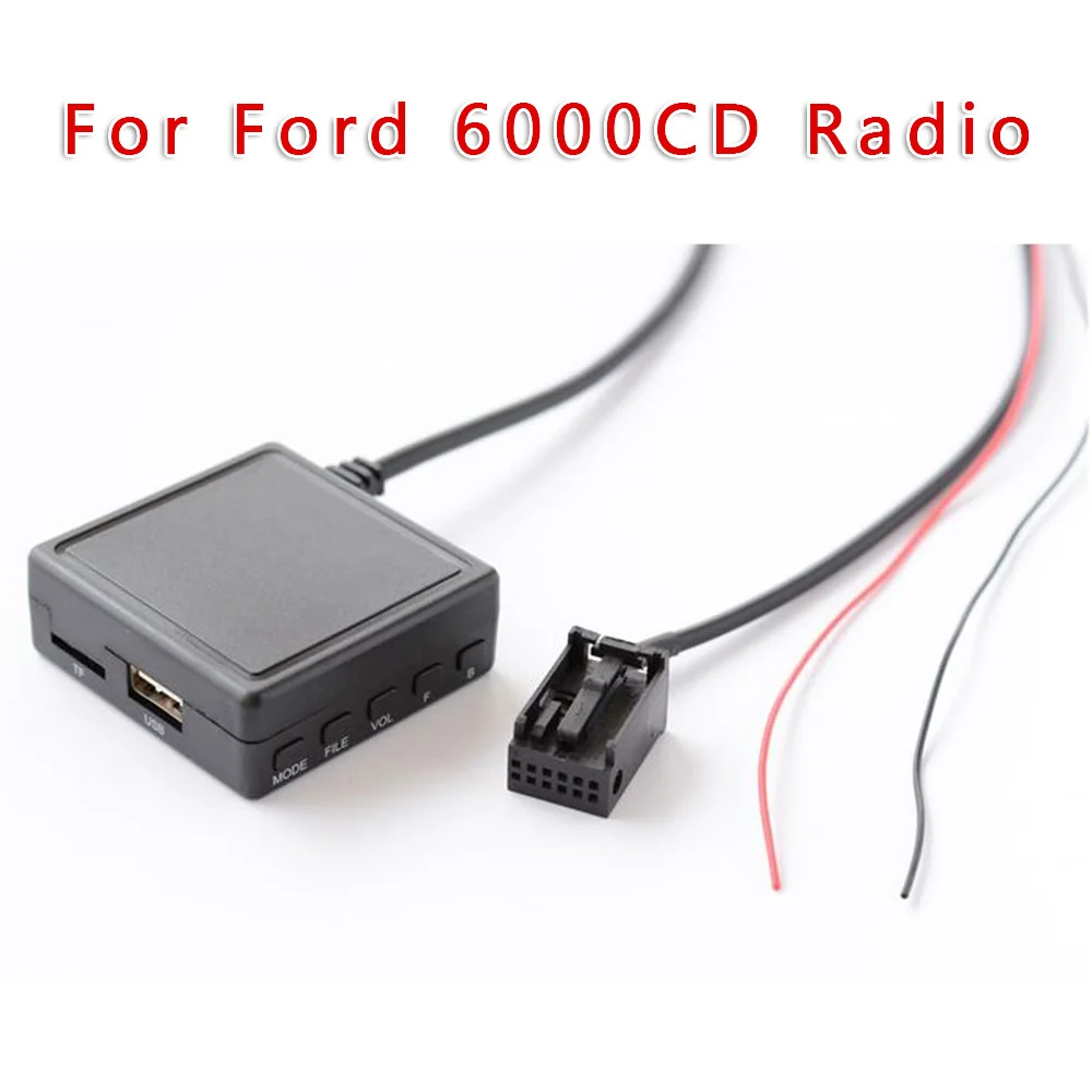 Accessories Bluetooth Music Adapter For Ford 6000CD Radio Replacement 12Pin AUX USB Audio
Accessories Bluetooth Music Adapter For Ford 6000CD Radio Replacement 12Pin AUX USB Audio