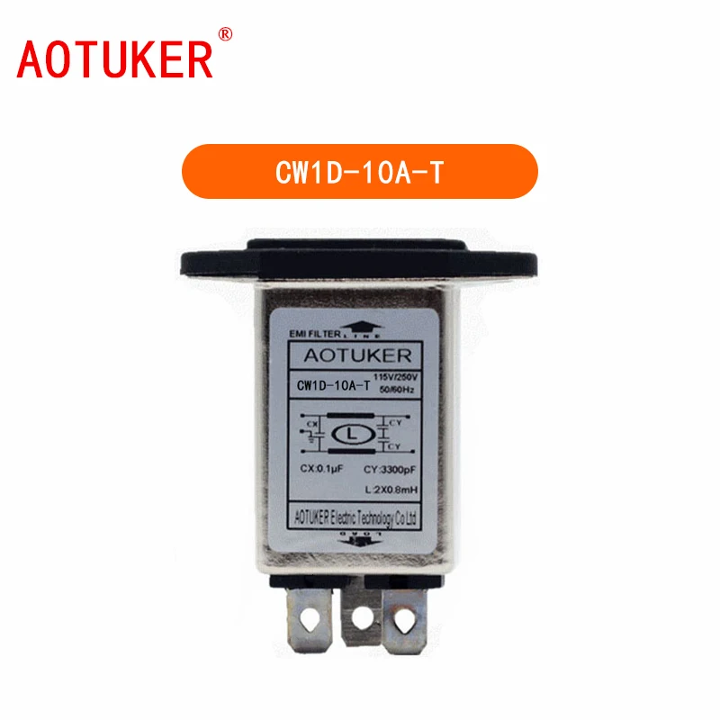 Фильтр электромагнитных помех AOTUKER 220В
Фильтр электромагнитных помех AOTUKER 220В