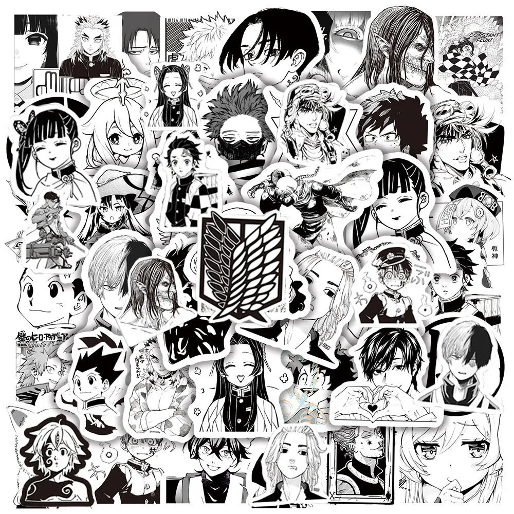 10/30/50/100PCS Mix Anime Stickers Demon Jujutsu Kaisen Attack on Titan Travel Skateboard Suitcase Guitar Cartoon Sticker
10/30/50/100PCS Mix Anime Stickers Demon Jujutsu Kaisen Attack on Titan Travel Skateboard Suitcase Guitar Cartoon Sticker