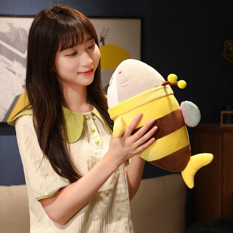 28-48CM Cute Soft Shark Bee Plush Toys Office Nap Stuffed Animal Pillow Home Comfort Cushion Christmas Gift Doll for Kids Girl 
28-48CM Cute Soft Shark Bee Plush Toys Office Nap Stuffed Animal Pillow Home Comfort Cushion Christmas Gift Doll for Kids Girl