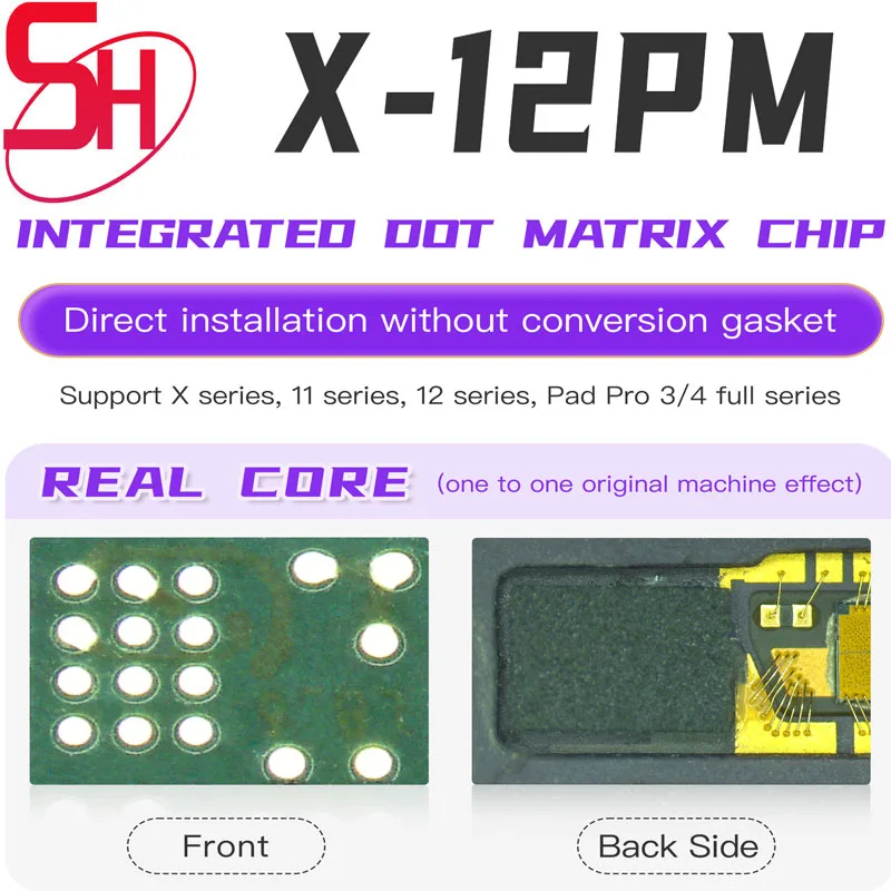 Luban LB, точечная матрица, лицевой чип для iPhone X-12 13 Pro Max, миниатюрный ремонт, распознавание лица, точечная матрица, чип, IC Инструменты
Luban LB, точечная матрица, лицевой чип для iPhone X-12 13 Pro Max, миниатюрный ремонт, распознавание лица, точечная матрица, чип, IC Инструменты