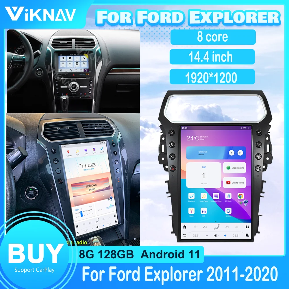 Автомагнитола 8G 128 ГБ для Ford Explorer 2011-2019 Android 11 14,5 ", автомобильный GPS-навигатор, мультимедийный плеер для Carplay 1920*1200
Автомагнитола 8G 128 ГБ для Ford Explorer 2011-2019 Android 11 14,5 ", автомобильный GPS-навигатор, мультимедийный плеер для Carplay 1920*1200
