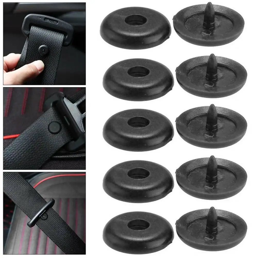 5pair Car Seat Belt Stop Button Clips Retainer Seatbelt Adjuster Buckle Stopper Holder Rivet Stud Clips Car Styling Black Extra
5pair Car Seat Belt Stop Button Clips Retainer Seatbelt Adjuster Buckle Stopper Holder Rivet Stud Clips Car Styling Black Extra
