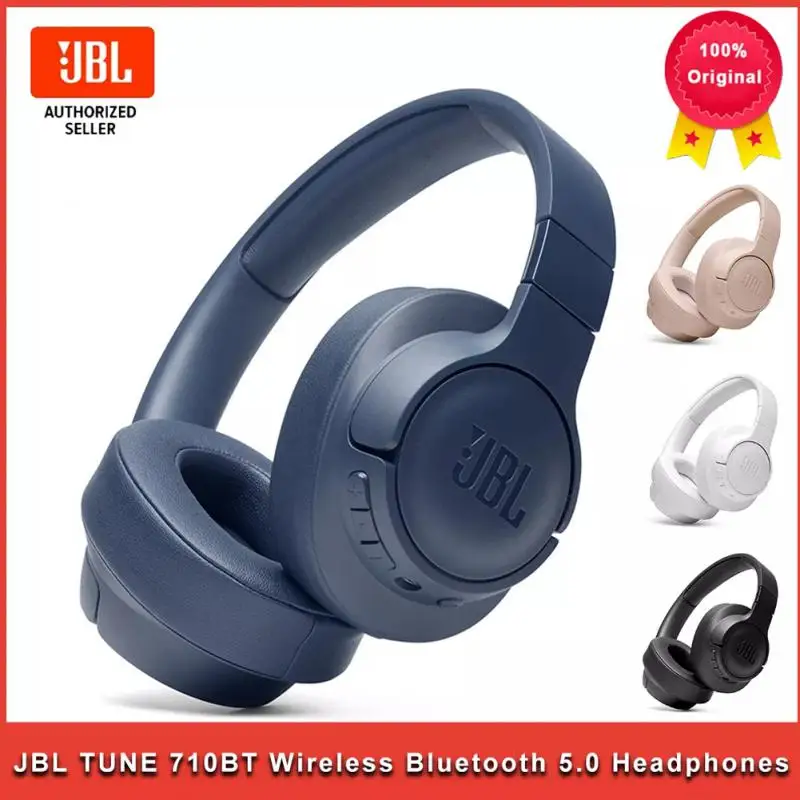 

100% Оригинальные JBL TUNE 710BT беспроводные Bluetooth наушники T710BT музыка чистый бас наушники шумоподавление игровая Спортивная гарнитура