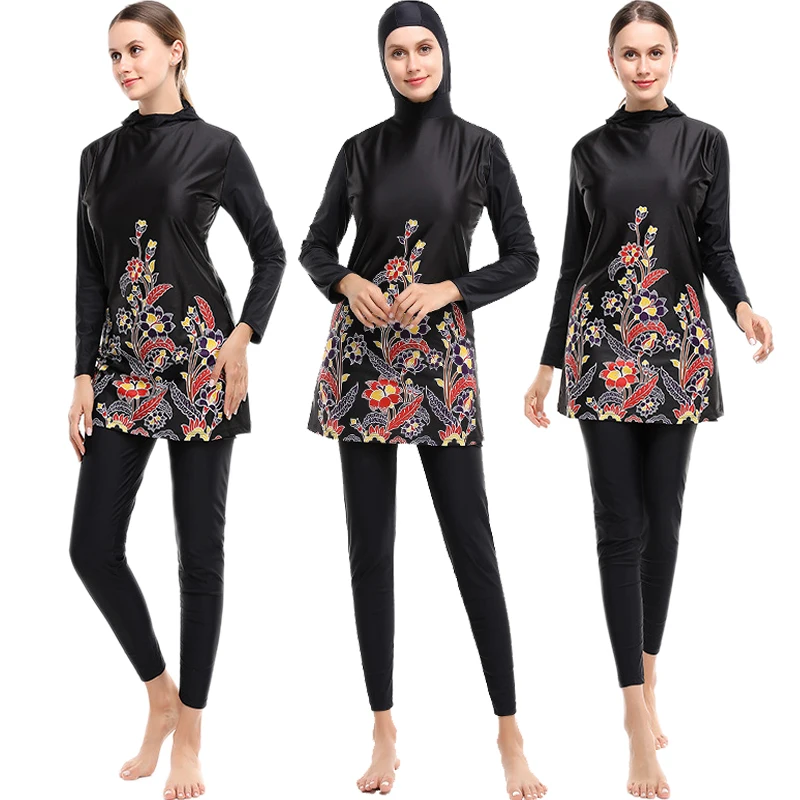 5XL Long Sleeve Muslim Swimsuit Plus Size Swimwear Women Muslim Swimwear Nylon Burkini Swimming Maillot De bain Femme Musulmane
5XL Long Sleeve Muslim Swimsuit Plus Size Swimwear Women Muslim Swimwear Nylon Burkini Swimming Maillot De bain Femme Musulmane