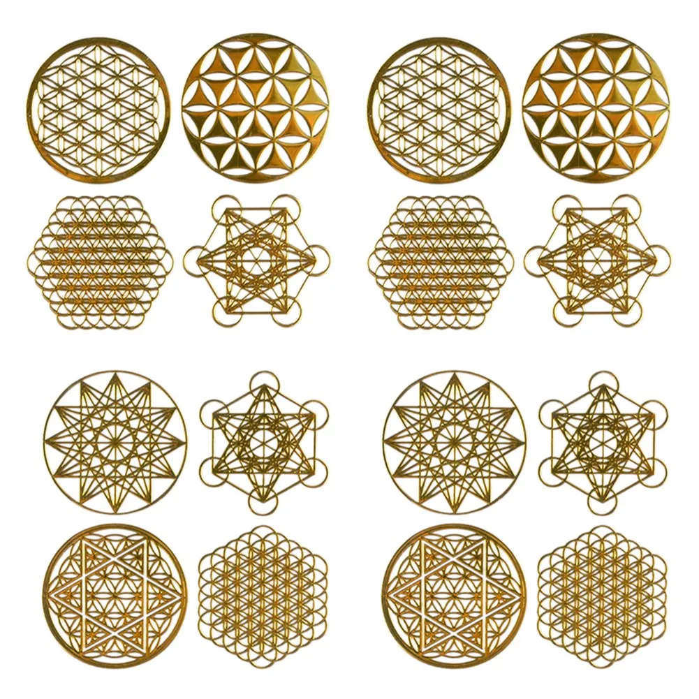 16Pcs/Set Metal Energy Decor Sticker Flower of Life Children's Day Gifts 7 Chakra Copper Energy Tower Orgonite Stickers
16Pcs/Set Metal Energy Decor Sticker Flower of Life Children's Day Gifts 7 Chakra Copper Energy Tower Orgonite Stickers