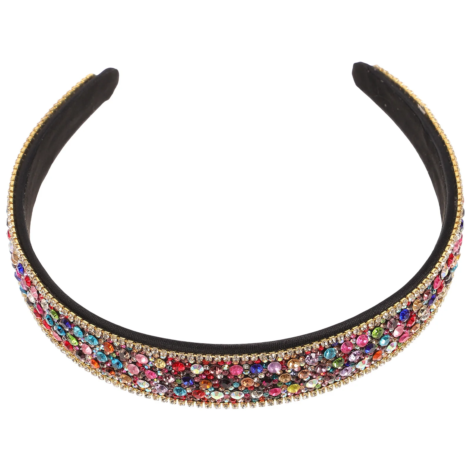 Diamond Glitter Colorful Headwear Girl Hair Decoration Rhinestone Hoops Decorative Band
Diamond Glitter Colorful Headwear Girl Hair Decoration Rhinestone Hoops Decorative Band
