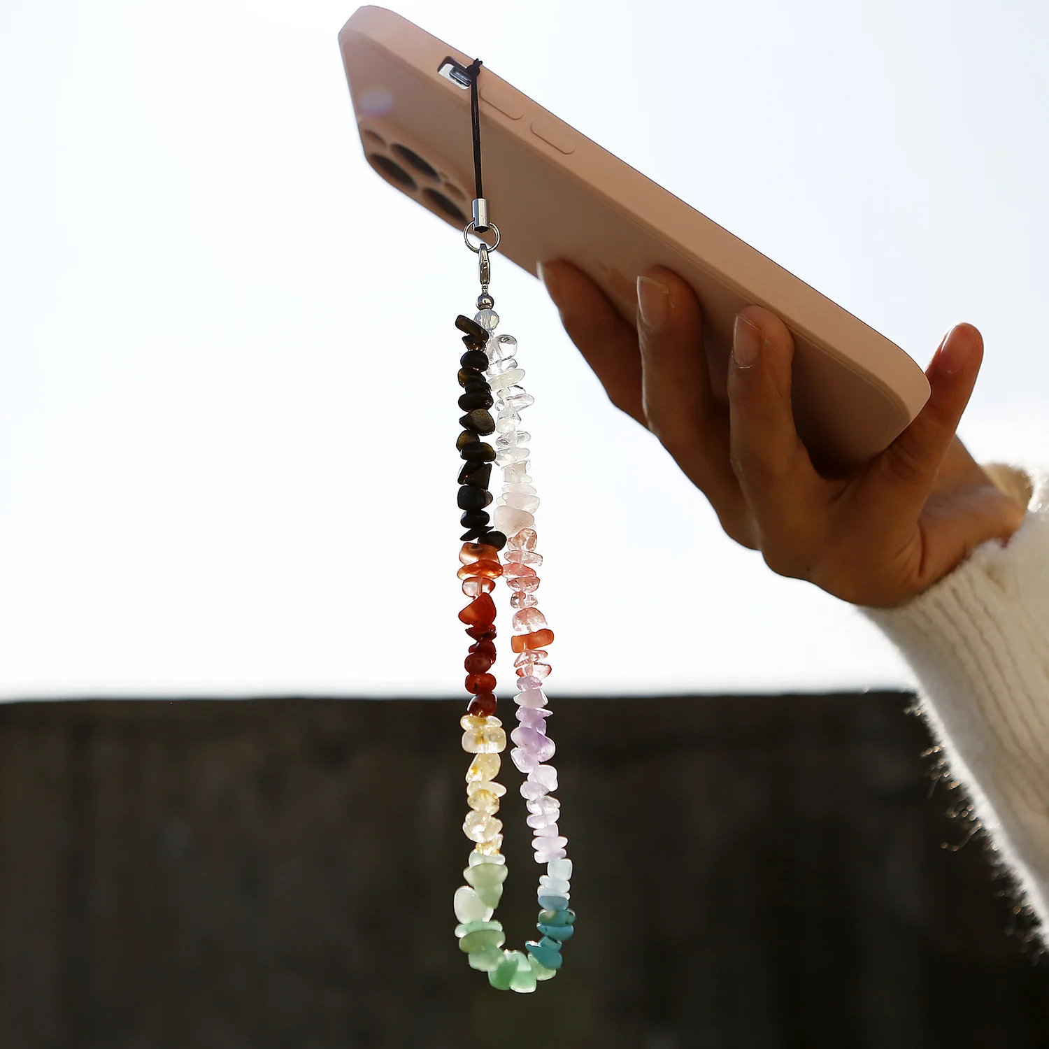 Fashion Natural Stone Beads Mobile Phone Chain Women Girls Cellphone Strap Anti-Lost Lanyard Hanging Cord Jewelry Keychain
Fashion Natural Stone Beads Mobile Phone Chain Women Girls Cellphone Strap Anti-Lost Lanyard Hanging Cord Jewelry Keychain