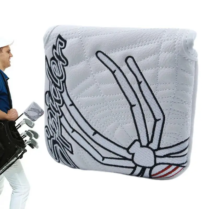 Putter Cover Square Waterproof Spider Embroidery Golf Club Cover Gift For Golf Lovers Anti-scratch Magnetic Lock Design For
Putter Cover Square Waterproof Spider Embroidery Golf Club Cover Gift For Golf Lovers Anti-scratch Magnetic Lock Design For
